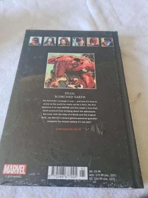 MARVEL SUPERHEROES HARDCOVER COMIC (HULJ SCORCHED EARTG)