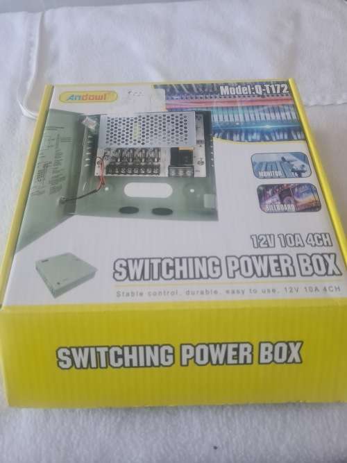 12 VDC,4 OUTPUT SWITCH MODE CCTV POWER SUPPLY