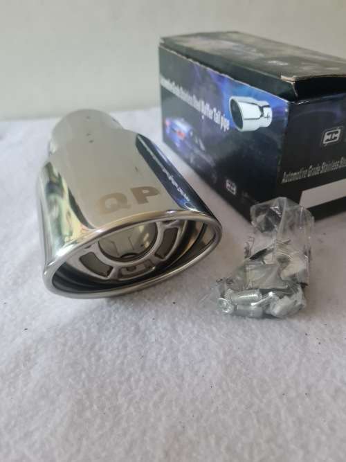AUTOMATIVE GRADE STAINLESS STEEL MUFFLER TAIL PIPE (WITH ADJUSTABLE CLAMPS TO FIT ANY CARS)