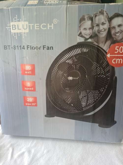 3 SPEED BLUTECH FLOOR FAN(20`)
