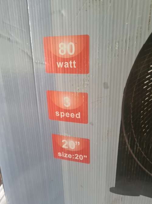 3 SPEED BLUTECH FLOOR FAN(20`)