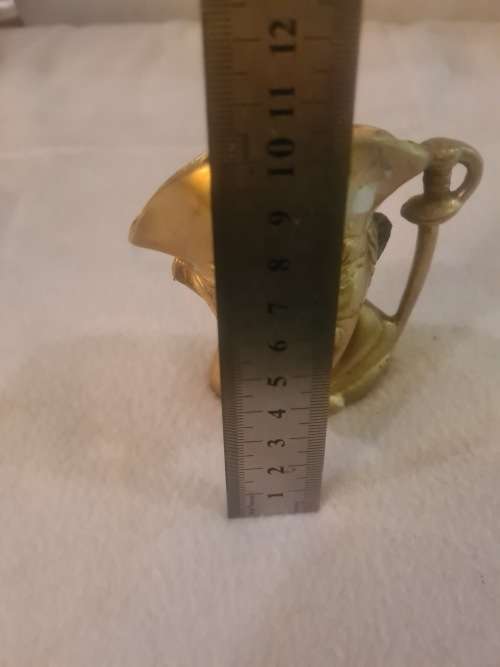 ANTIQUE BRASS SAILOR FACE PEN HOLDER
