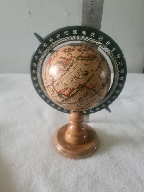 WOODEN WORLD GLOBE