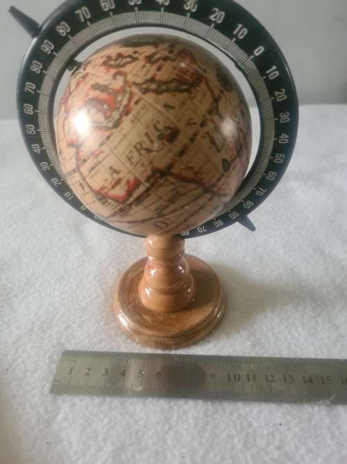 WOODEN WORLD GLOBE