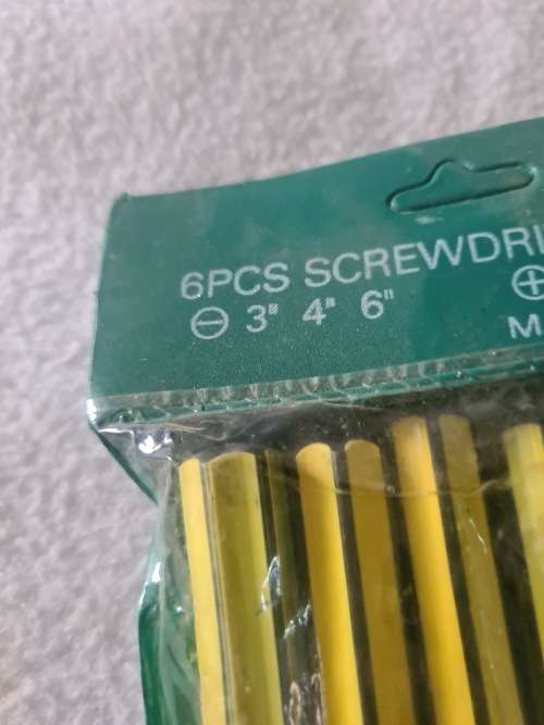 6 PIECE SCREWDRIVER SET