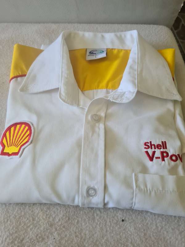SHELL V POWER/FERRARI SHIRT-SIZE LARGE