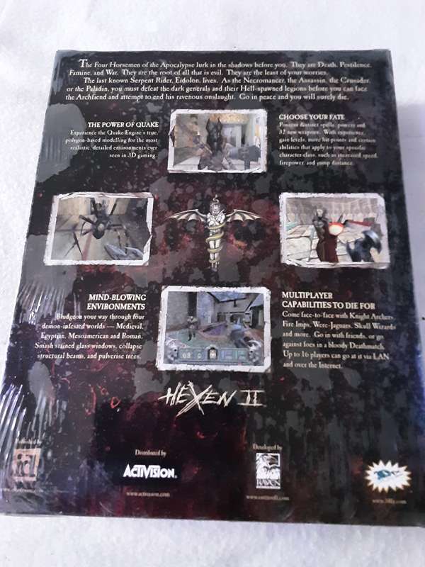 HEXEN 11 PC CD ROM GAME(SEALED PACK)