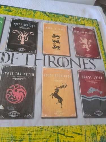 GAME OF THRONES WOODEN SIGN(45 X 35CM)