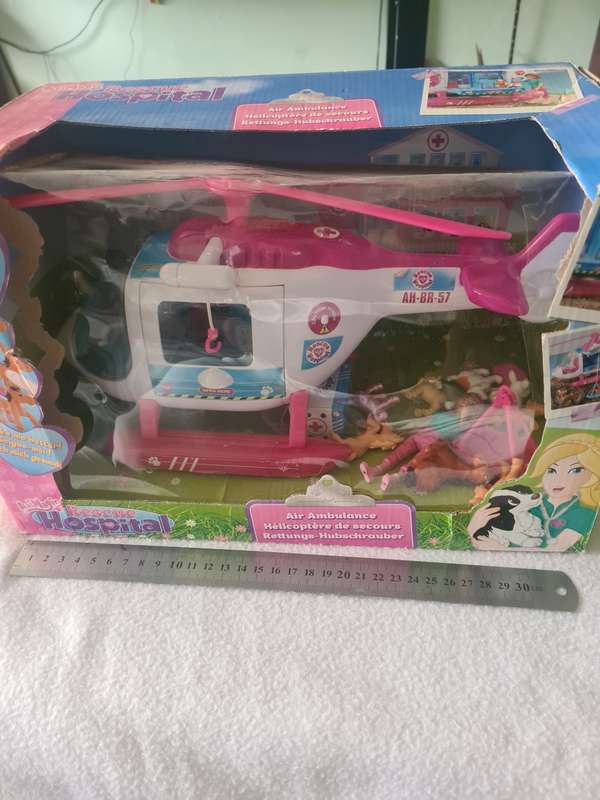 ANIMAL RESCUE AIR AMBULANCE HELICOPTER (MAGIC COLOR CHANGE,ETC)