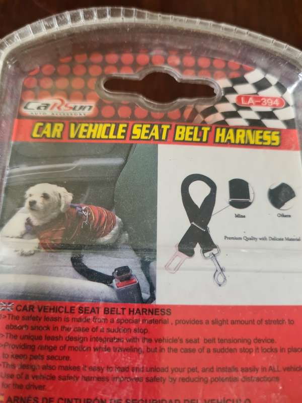 CAR VEHICLE SEATBELT DOG HARNESS