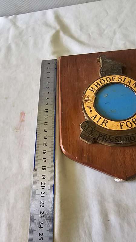 VINTAGE RHODESIAN AIR FORCE SIGN