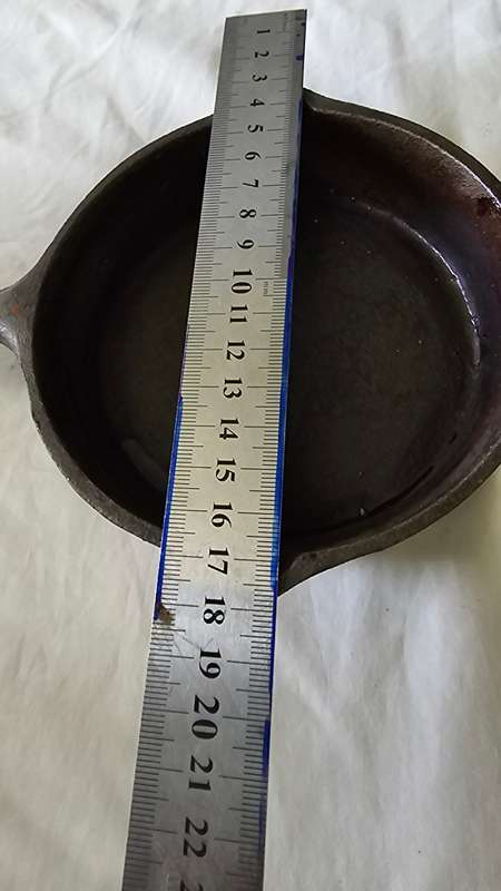 SOLID CAST IRON  PAN