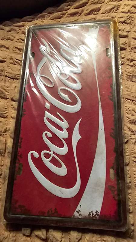 COCA-COLA METAL SIGN(20 X 15CM)