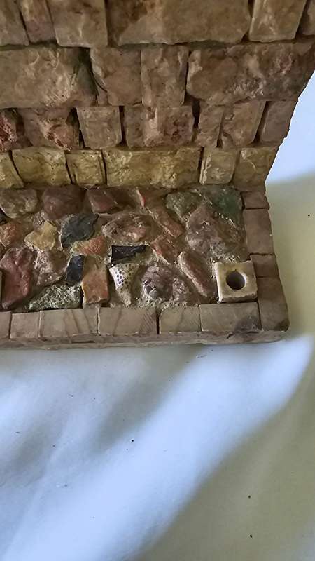 SOLID STONE WALL OF JERUSALEM CANDLEHOLDER(HANDMADE)