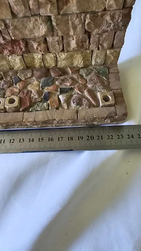 SOLID STONE WALL OF JERUSALEM CANDLEHOLDER(HANDMADE)