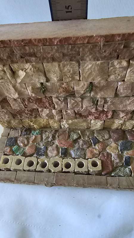 SOLID STONE WALL OF JERUSALEM CANDLEHOLDER(HANDMADE)