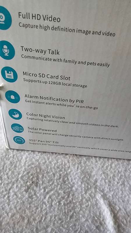 SOLAR ENERGY SECURITY PTZ CAMERA
