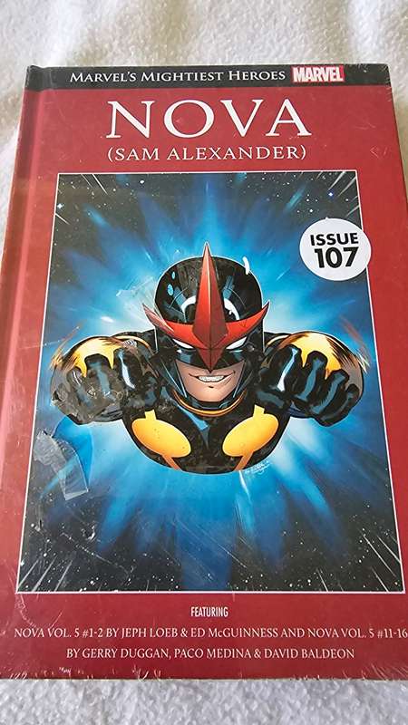MARVEL SUPERHEROES HARDCOVER COMIC (NOVA SAM ALEXANDER)