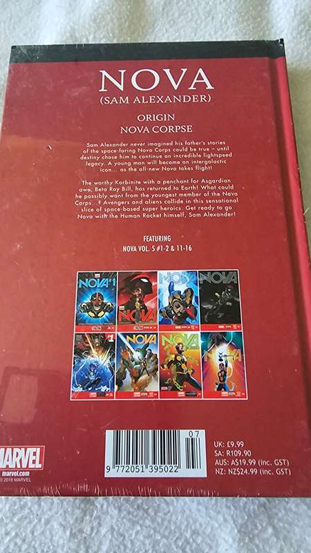 MARVEL SUPERHEROES HARDCOVER COMIC (NOVA SAM ALEXANDER)