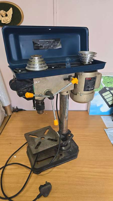 RYOBI 5 SPEED BENCH DRILL PRESS-SEE DESCRIPTION