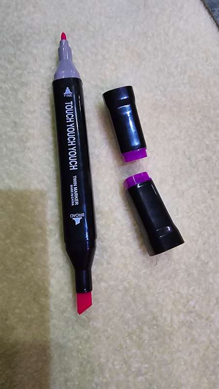 168 PIECE TWIN HEAD MARKER PENS(THICK AND THIN )
