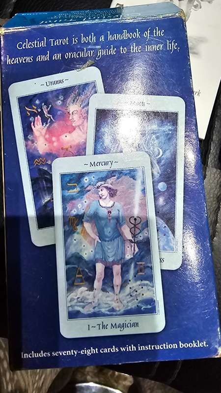 CELESTIAL TAROT CARDS WOTH INSTRUCTION BOOKLET(COMPLETE PACK OF 78) UNUSED