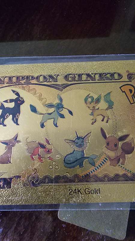 24 K GOLD POKEMAN COLLECTABLE