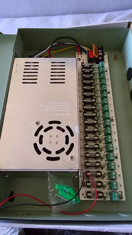 12VDC,18 OUTPUT SWITCH MODE CCTV POWER SUPPLY
