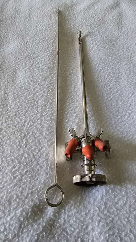 MEDICAL TOOL(CYSTOCOPY 2 PIECE)SEE MARKINGS