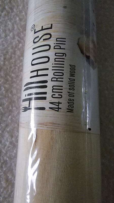 44CM SOLID WOOD ROLLING PIN