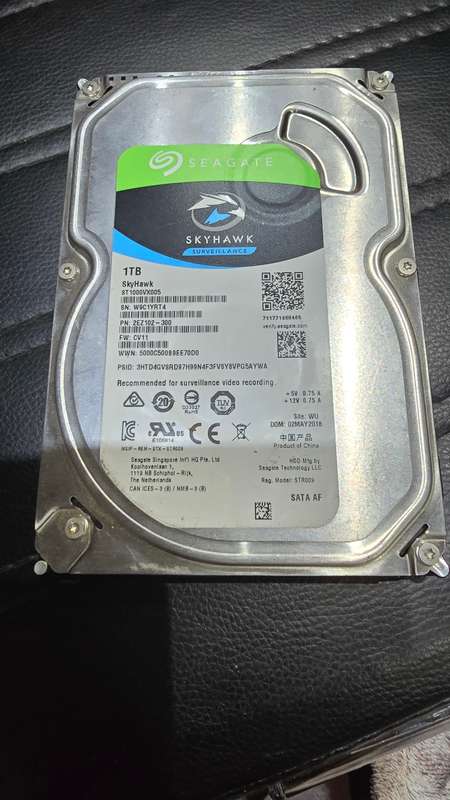 1 TB SEAGATE INTERNAL HARDRIVE