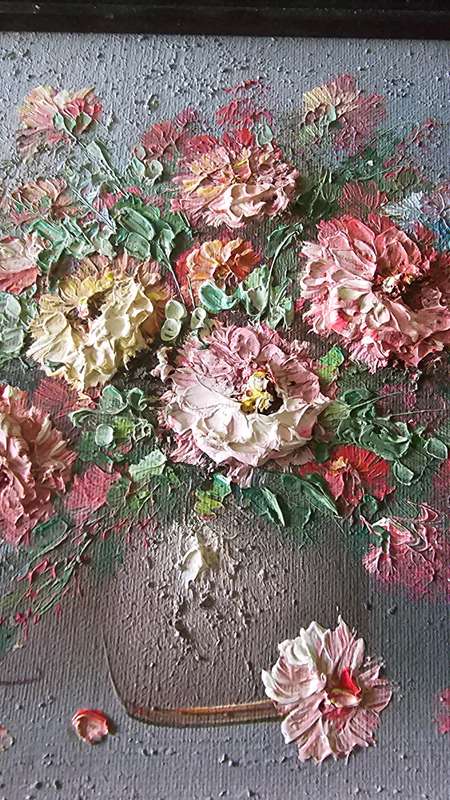 SIGNED OIL ON BOARD PAINTING(ORIGINAL)40 x 35cm