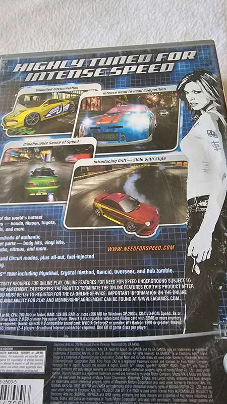 2 X NEED FOR SPEED PC GAME DISCS( 4 DISCS)