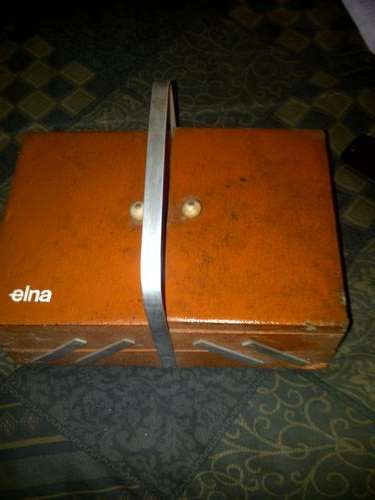VINTAGE ELNA SEWING CASE