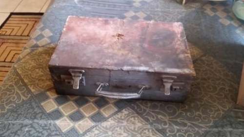 VERY VERY OLD ANTIQUE WOODEN BAG-SEE DESCRIPTION