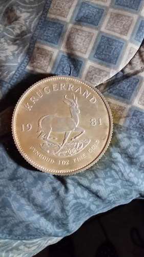 LARGE KRUGGERAND LID-SEE ESCRIPTION