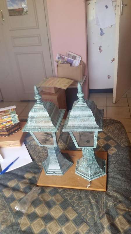 2 X VINTAGE LIGHTS-SEE DESCRIPTION