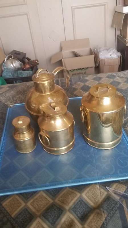 4 X BRASS ITEMS(ONE BID FOR ALL)-SEE DESCRIPTION