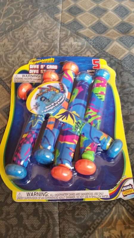 ORIGINAL SPLASH BOMB DIVE & GRAB DIVE STICKS-SEE DESCRIPTION