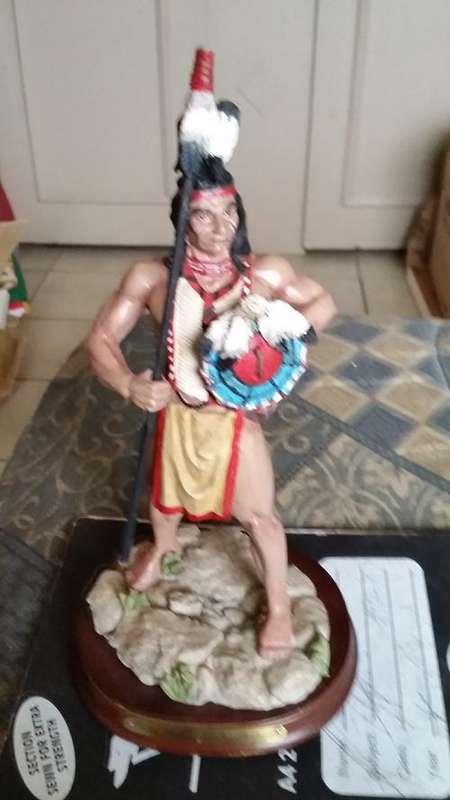 WILDWEST COLLECTION(RED INDIAN FIGURINE)-SEE DESCRIPTION