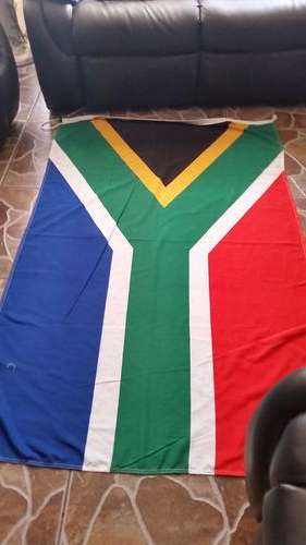 LARGE SA  COTTON HOIST FLAG-SEE DESCRIPTION