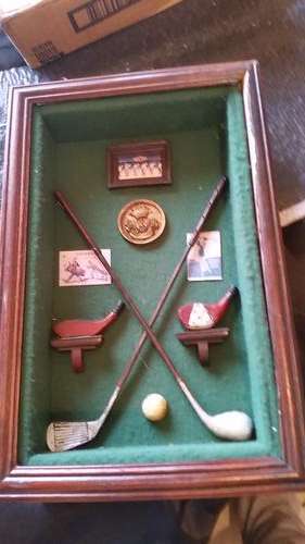 3D GOLFERS FRAME(NO GLASS)-SEE DESCRIPTION