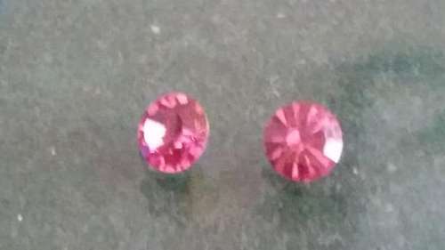 2 X MACHINE CUT 1ST QUALITY ROSE GOLD(AUSTRIA)-SEE DESCRIPTION