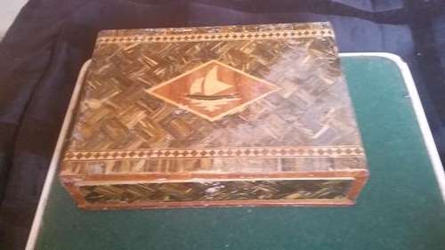BEAUTIFUL WOODEN JEWEL BOX WITH DRAWER