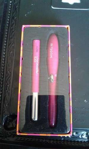 MODEL TURBO LASHWAND &LASHXTEND (HEATED EYELASH CURLER &LENGTHENING BLACK MASCARA
