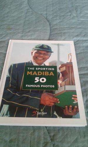 THE SPORTING MADIBA 50 FAMOUS PHOTOS HARDCOVER BOOK(SUPERSPORT WORLD OF CHAMPION)