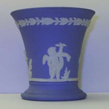 Wedgewood Blue Jasper Urn Vase