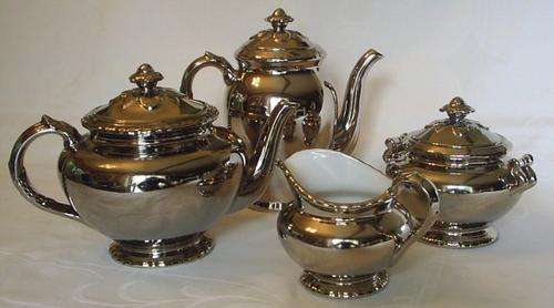 Royal Worcester lustreware tea set