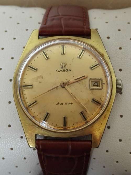 VINTAGE OMEGA GENEVE MENS WATCH- WORKING