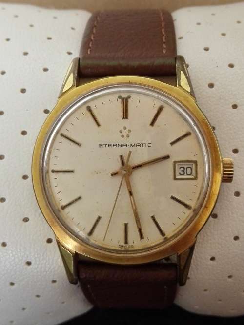 VINTAGE ETERNA MATIC MENS WATCH IN LOVELY WORKING ORDER